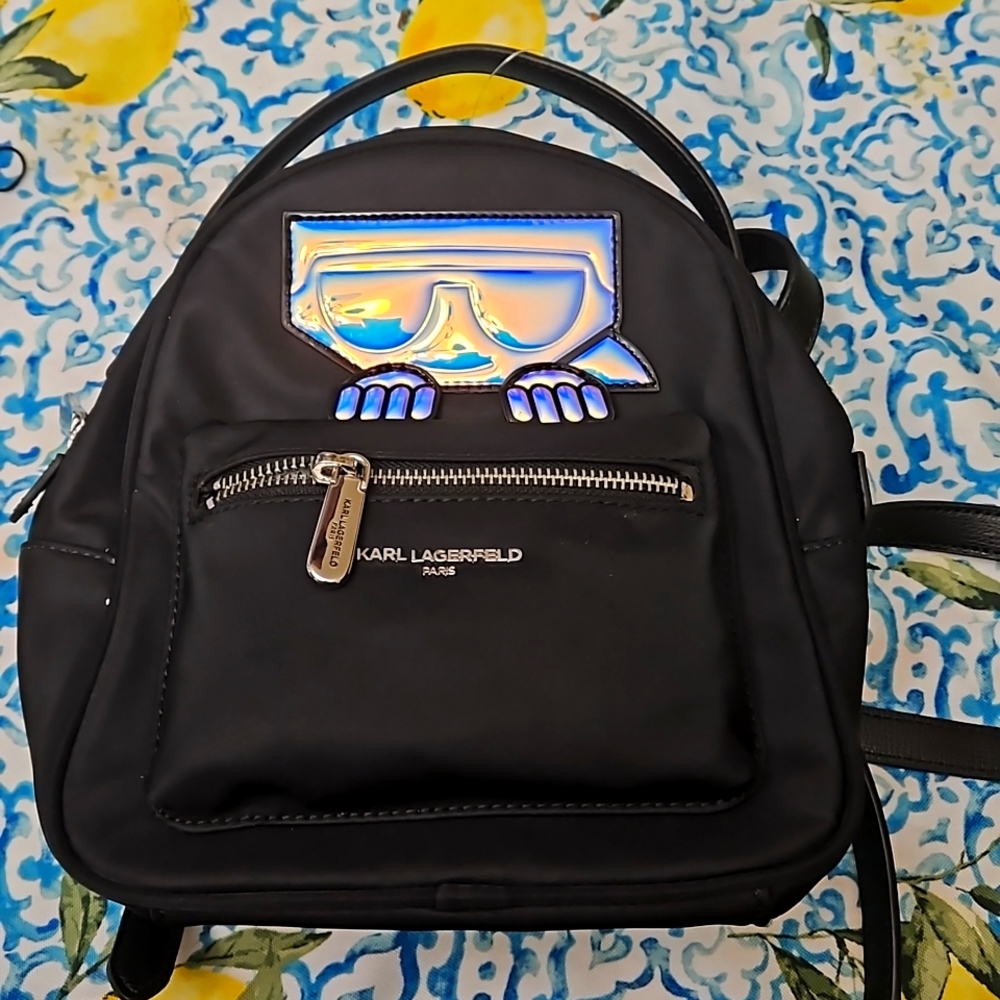 Karl Lagerfeld trendy backpack
